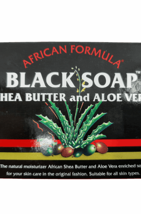 African Formula Black Soap (Shea Butter & Aloe Vera) 3.5 Oz.