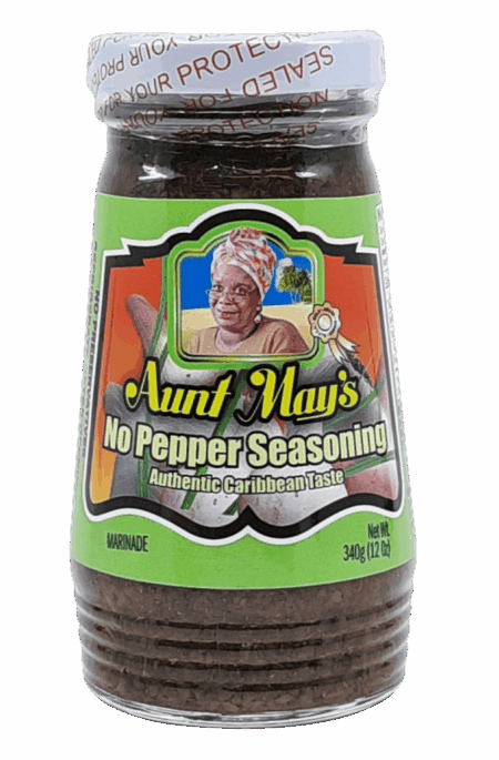 Aunt May's No Pepper Seasoning Marinade 12 Oz.