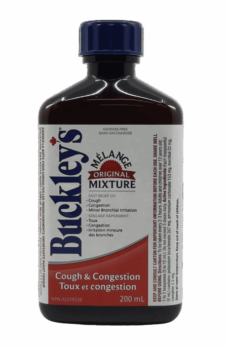 Buckley's Original Mixture Cough & Congestion 200 mL.
