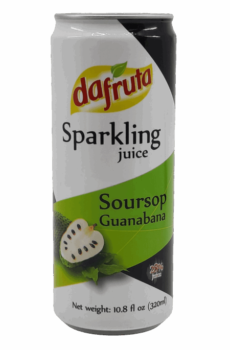 Dafruta Sparkling Juice Soursop 10.8 Fl. Oz.