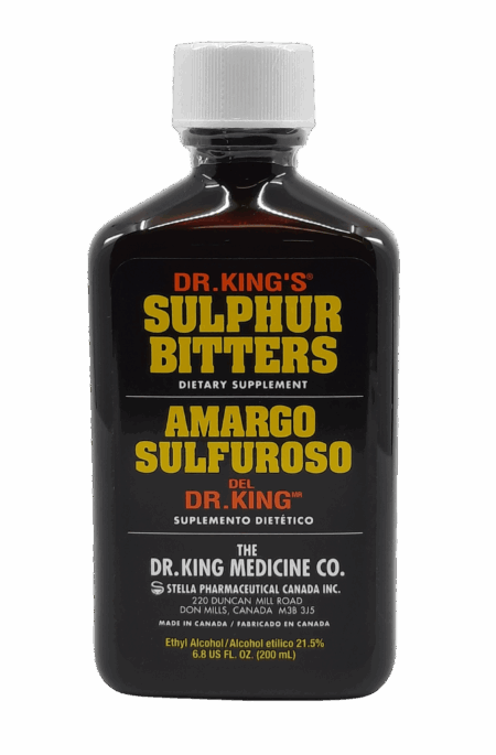 Dr. King's Sulphur Bitters (Dietary Supplement) 6.8 Fl. Oz.