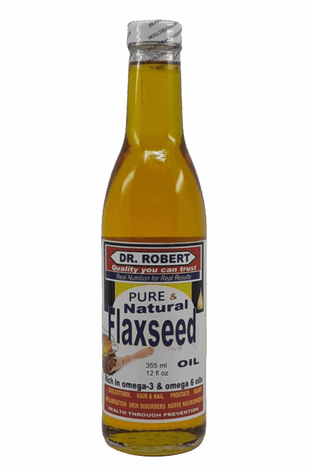 Dr. Robert Pure Natural Flaxseed Oil 12 Fl. Oz