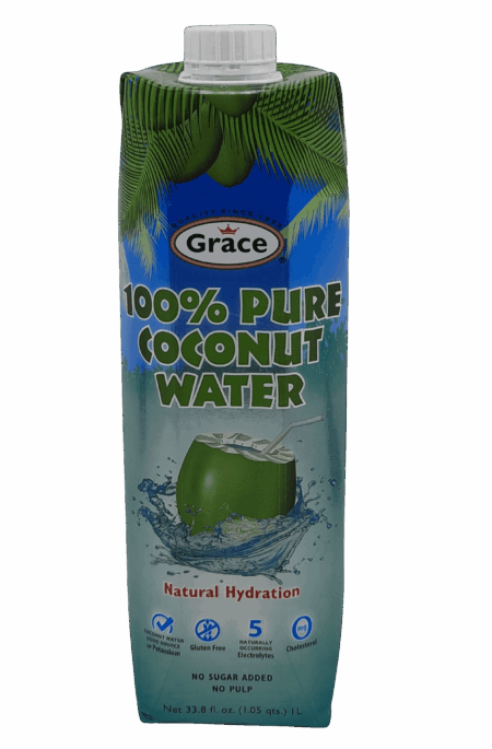 Grace 100% Pure Coconut Water 33.8 Fl. Oz.