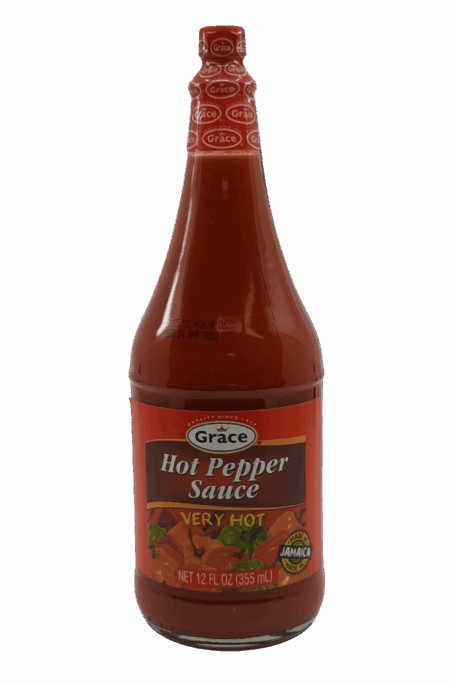 Grace Hot Pepper Sauce (Very Hot) 12 Fl. Oz.