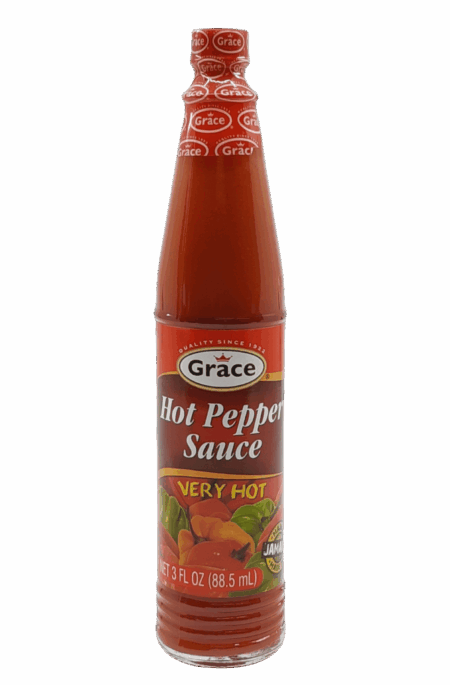 Grace Hot Pepper Sauce (Very Hot) 3 Fl. Oz. (2 For $3.45)