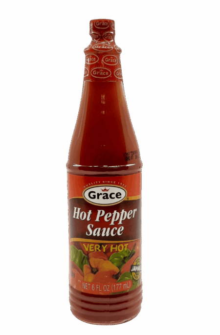 Grace Hot Pepper Sauce (Very Hot) 6 Fl. Oz.