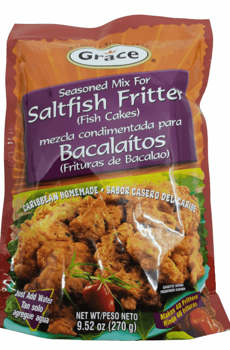 Grace Saltfish Fritter Fish Cake Mix 9.52 Oz.