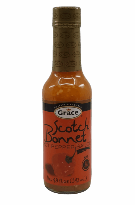 Grace Scotch Bonnet Hot Pepper Sauce 4.8 Fl. Oz.