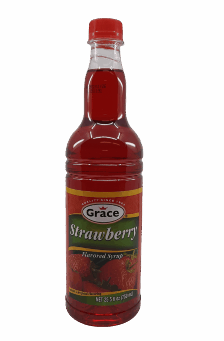 Grace Strawberry Flavored Syrup 25.5 Fl. Oz.