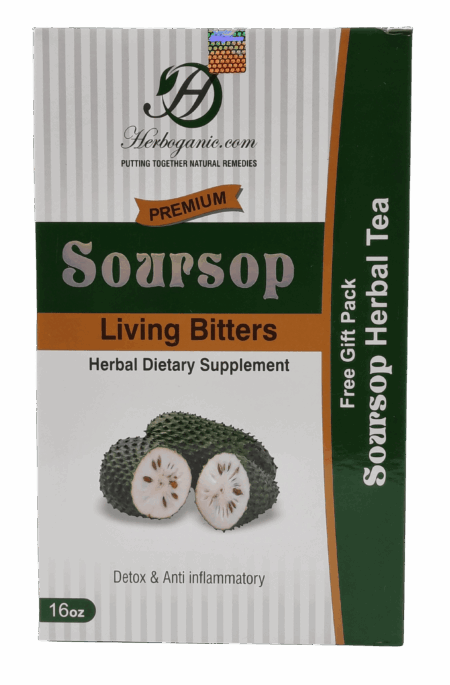 Herboganic Soursop Living Bitters 16 Oz.