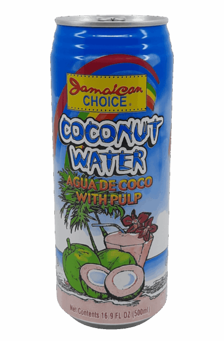 Jamaican Choice Coconut Water WithPulp 16.9 Fl. Oz.