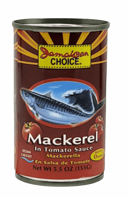 Jamaican Choice Mackerel in Tomato Sauce 5.5 Oz.