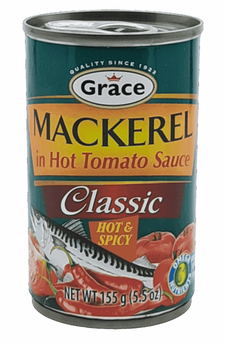Mackerel in Hot Tomato Sauce 5.5 Oz. (4 For $5.75)