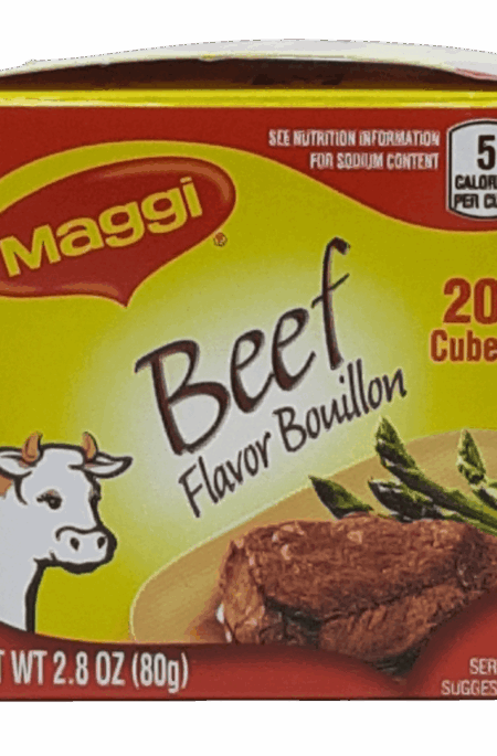 Maggi Beef Flavor Bouillon (20 Cubes) 2.8 Oz.
