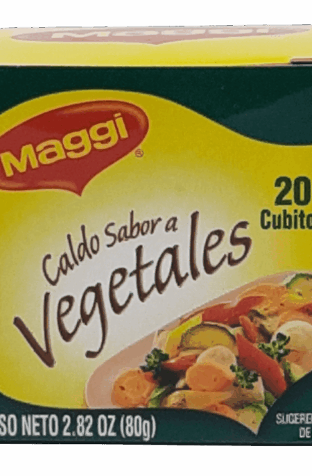 Maggi Vegetable Flavor Bouillon (20 Cubes) 2.8 Oz.