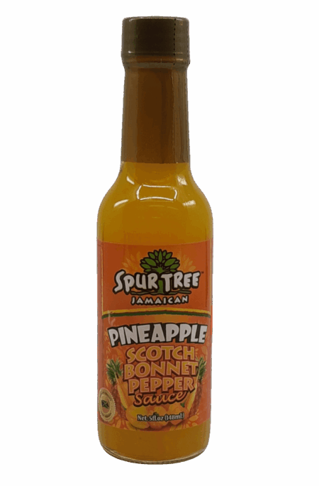 Spur Tree Pineapple Scotch Bonnet Pepper Sauce 5 Fl. Oz.