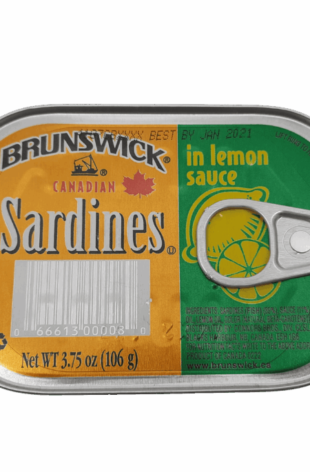 Brunswick Sardines in Lemon Sauce 3.75 Oz. (5 For $5.75)
