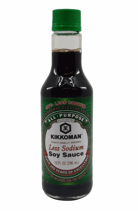 Kikkoman Soy Sauce (Less Sodium) 10 Fl. Oz.