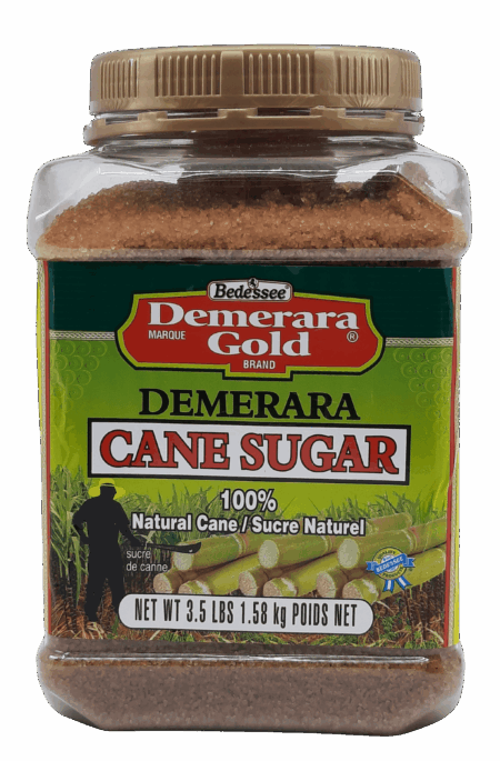 Bedessee Demerara Gold Cane Sugar 3.5 Lbs.