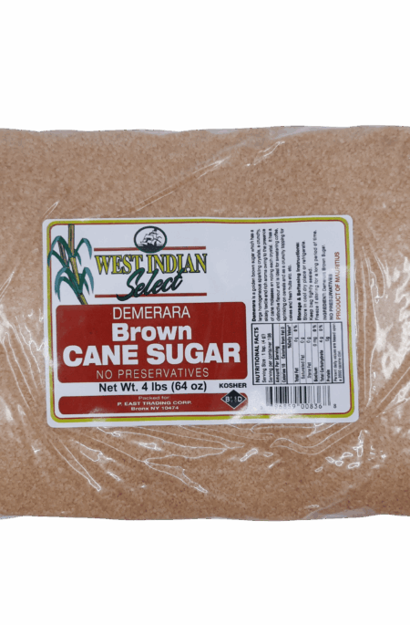 West Indian Select Brown Cane Sugar 4 Lbs.