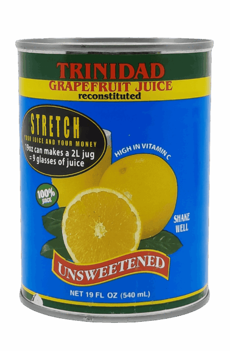 Trinidad Grapefruit Juice (Unsweetened) 19 Fl. Oz.