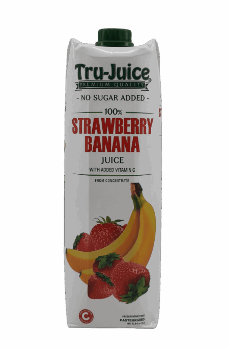 Tru-Juice Strawberry Banana Juice 33.8 Fl. Oz.